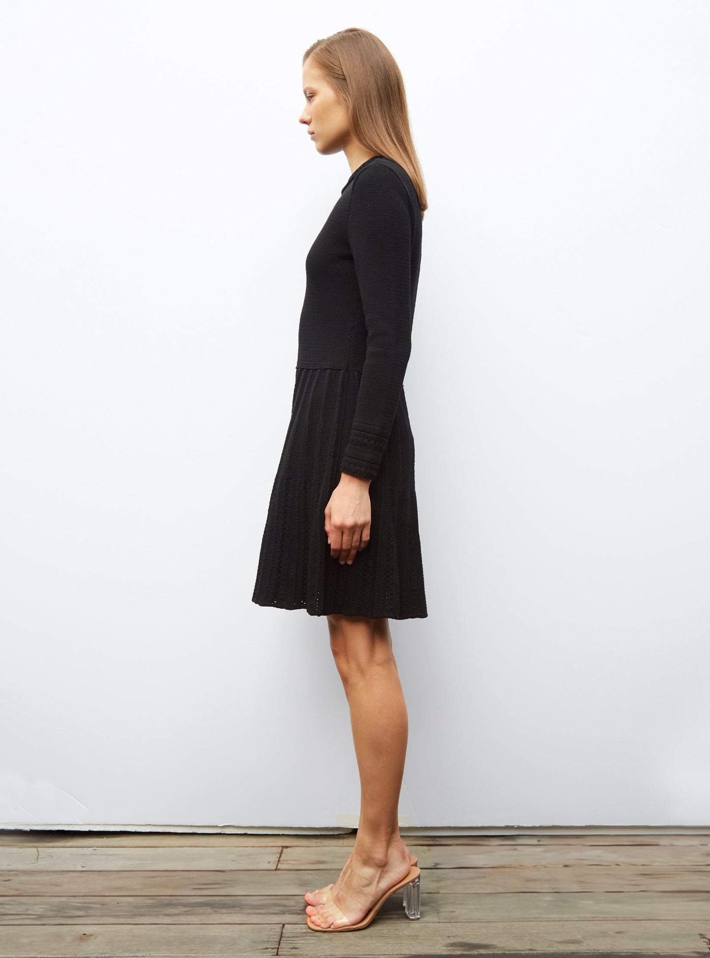 robe en maille guipure stretch