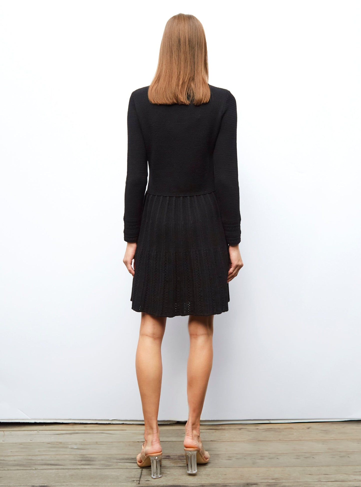 robe en maille guipure stretch