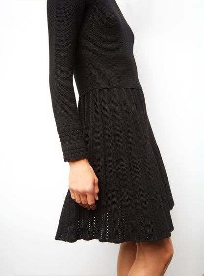 robe en maille guipure stretch