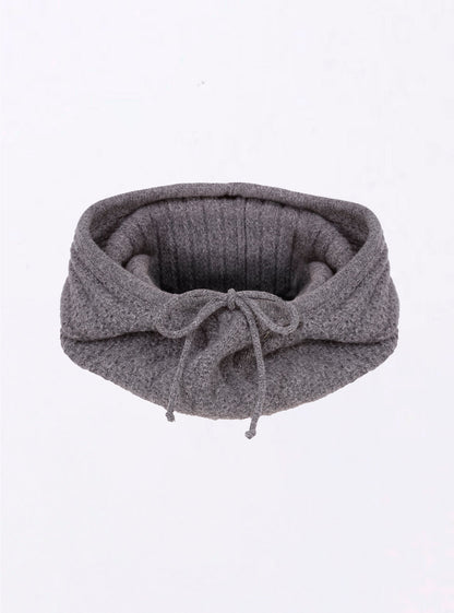 cagoule en maille torsadée