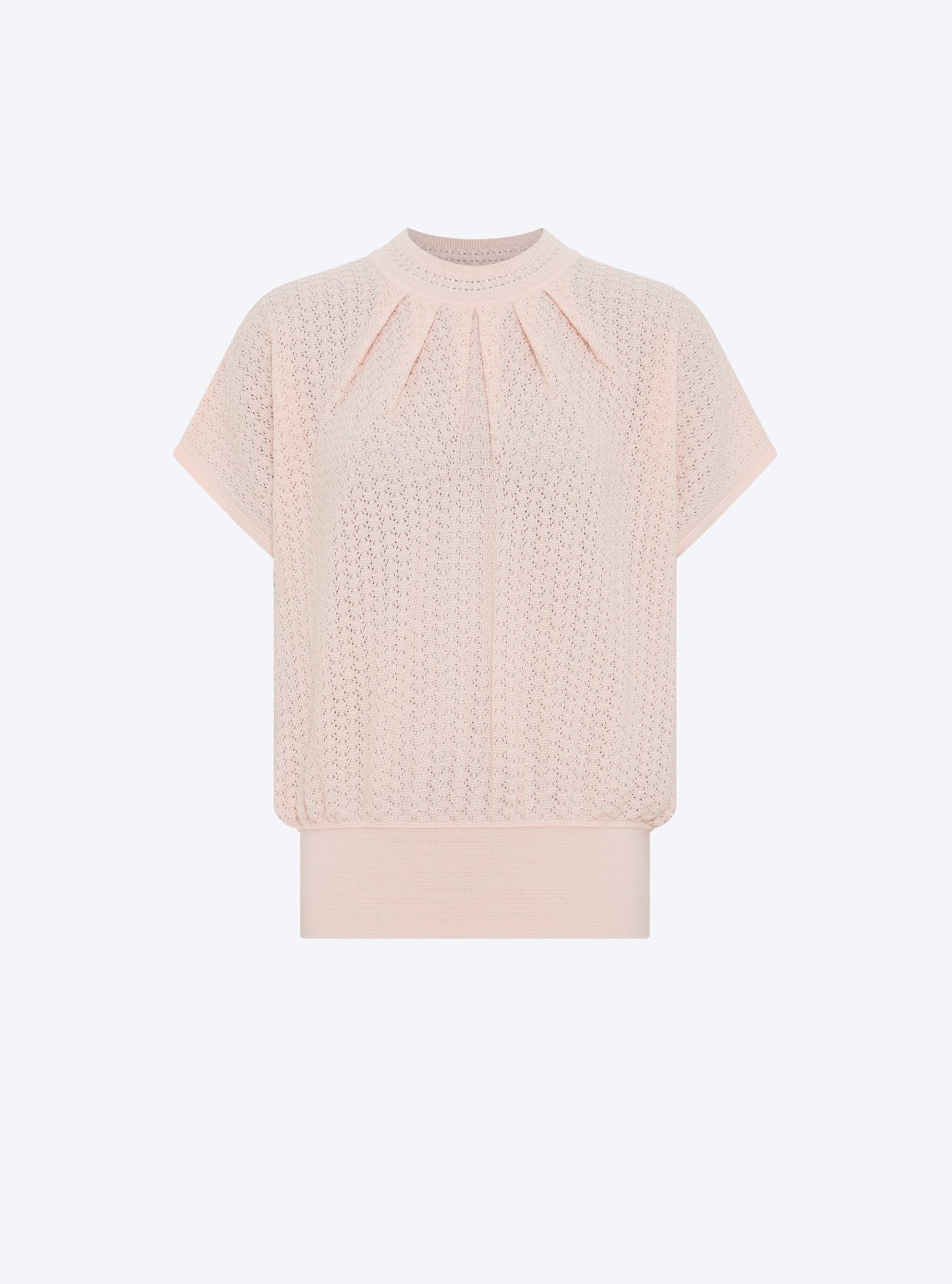 top ample en maille pointelle