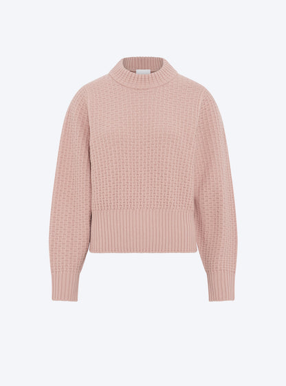 pull fin maille gaufrée