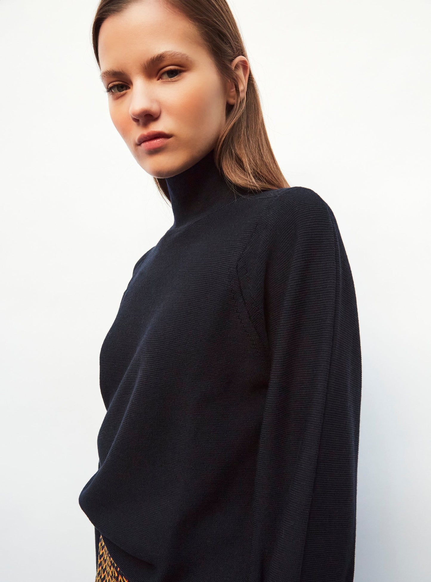 pull fin maille point mousse