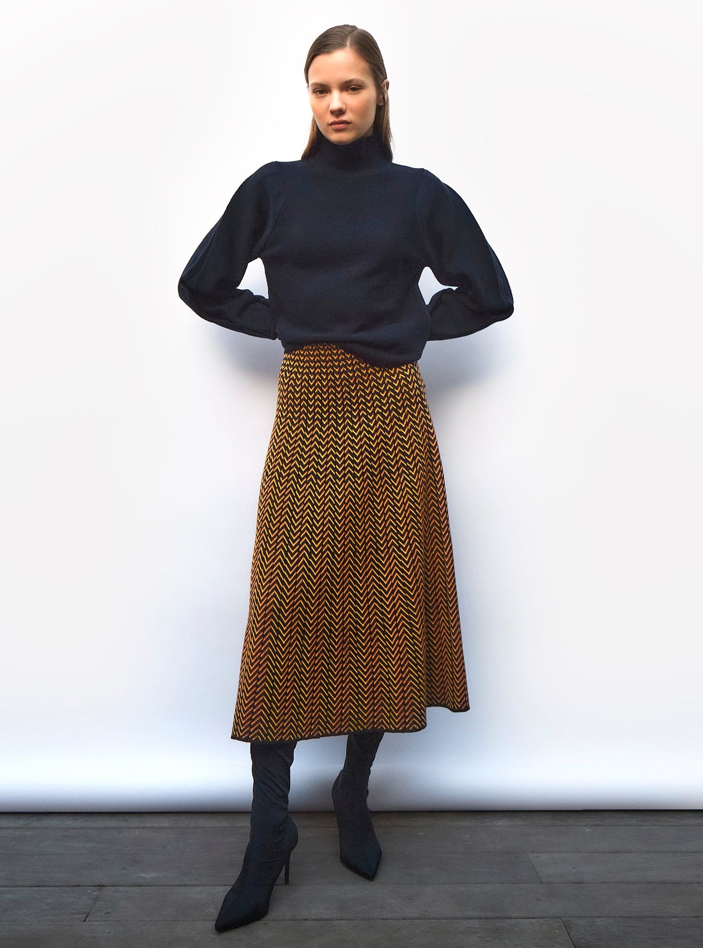 pull fin maille point mousse
