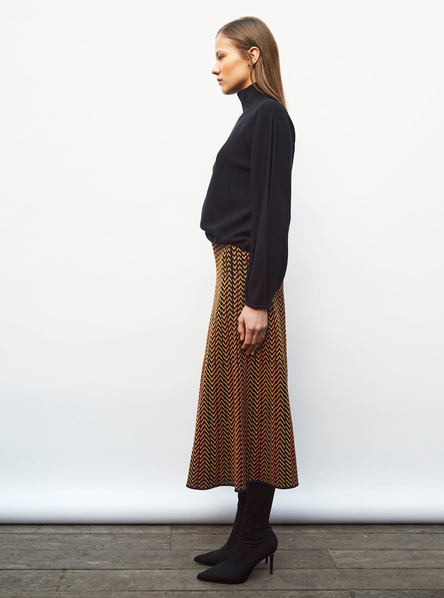 pull fin maille point mousse