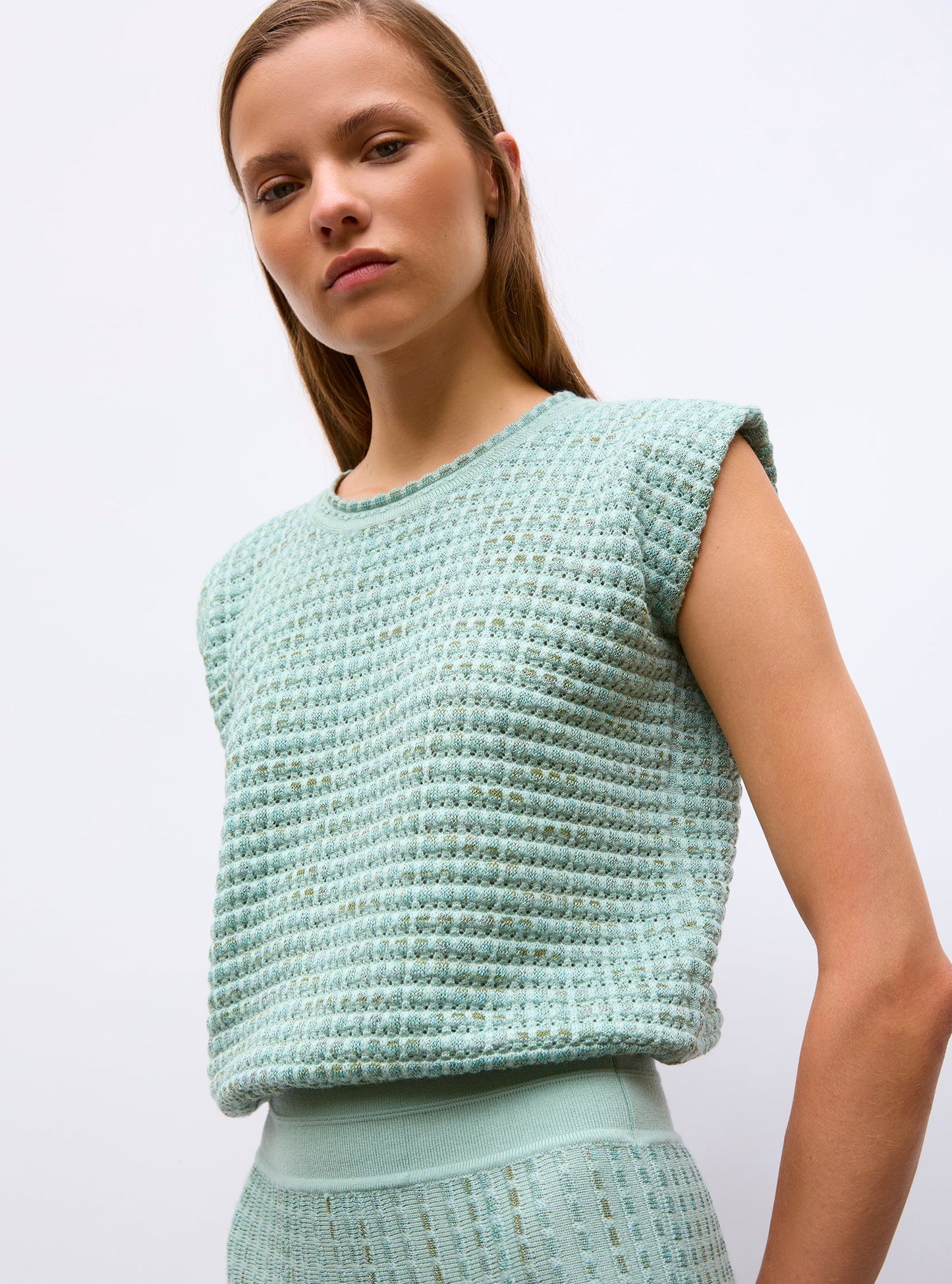 top maille bijou