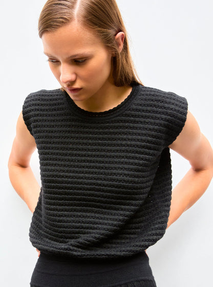 top maille bijou