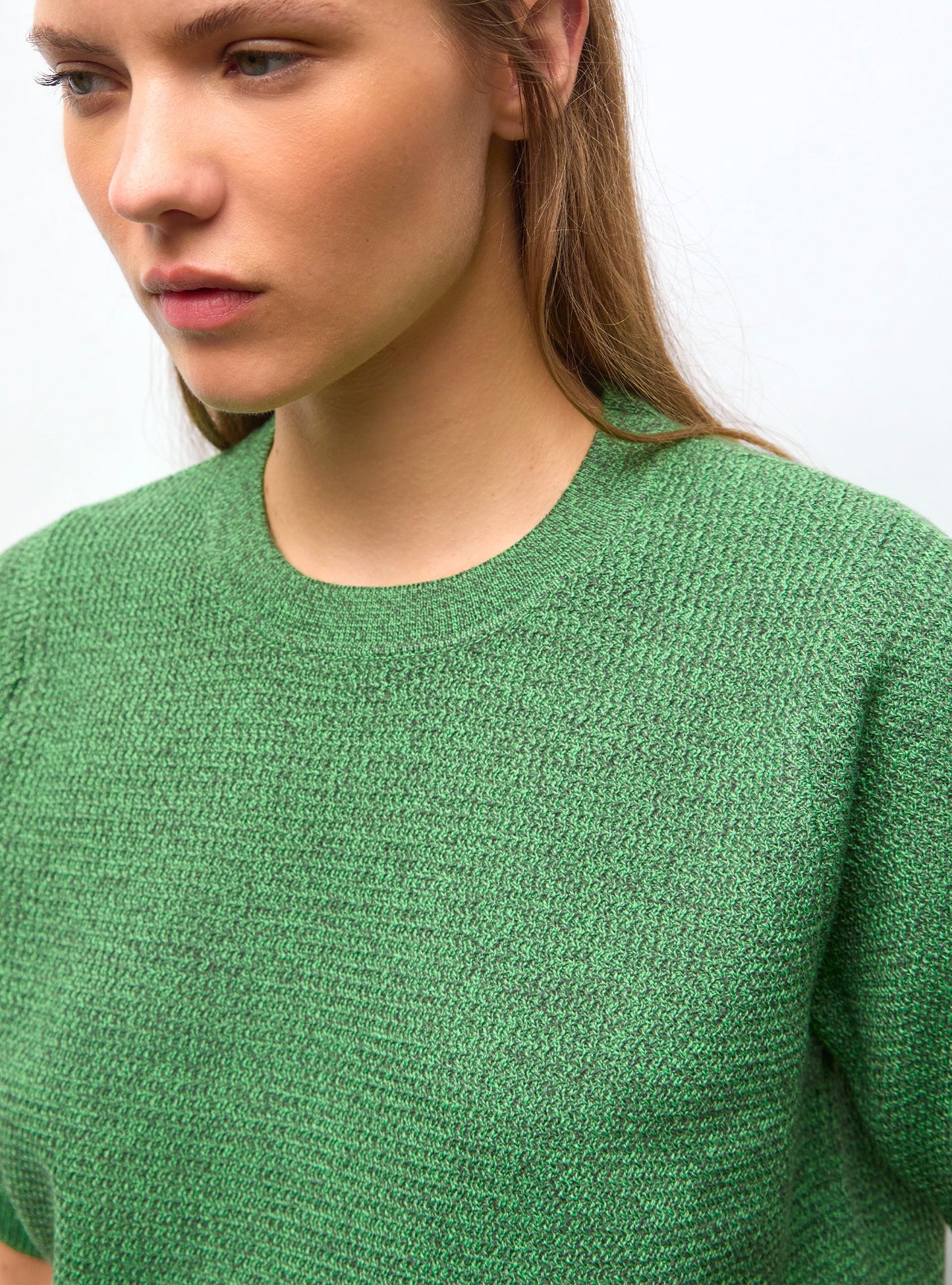 top fin maille ondulée