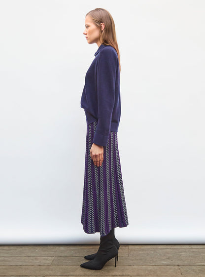 chemise maille col croquet