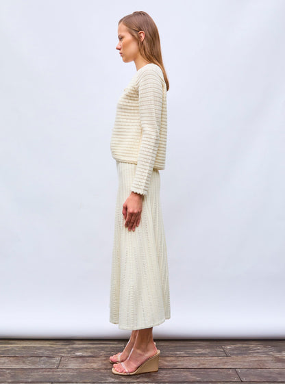 veste maille gaufrée