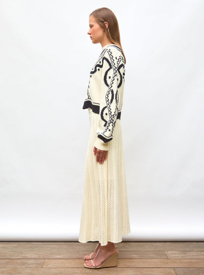 pull maille jacquard