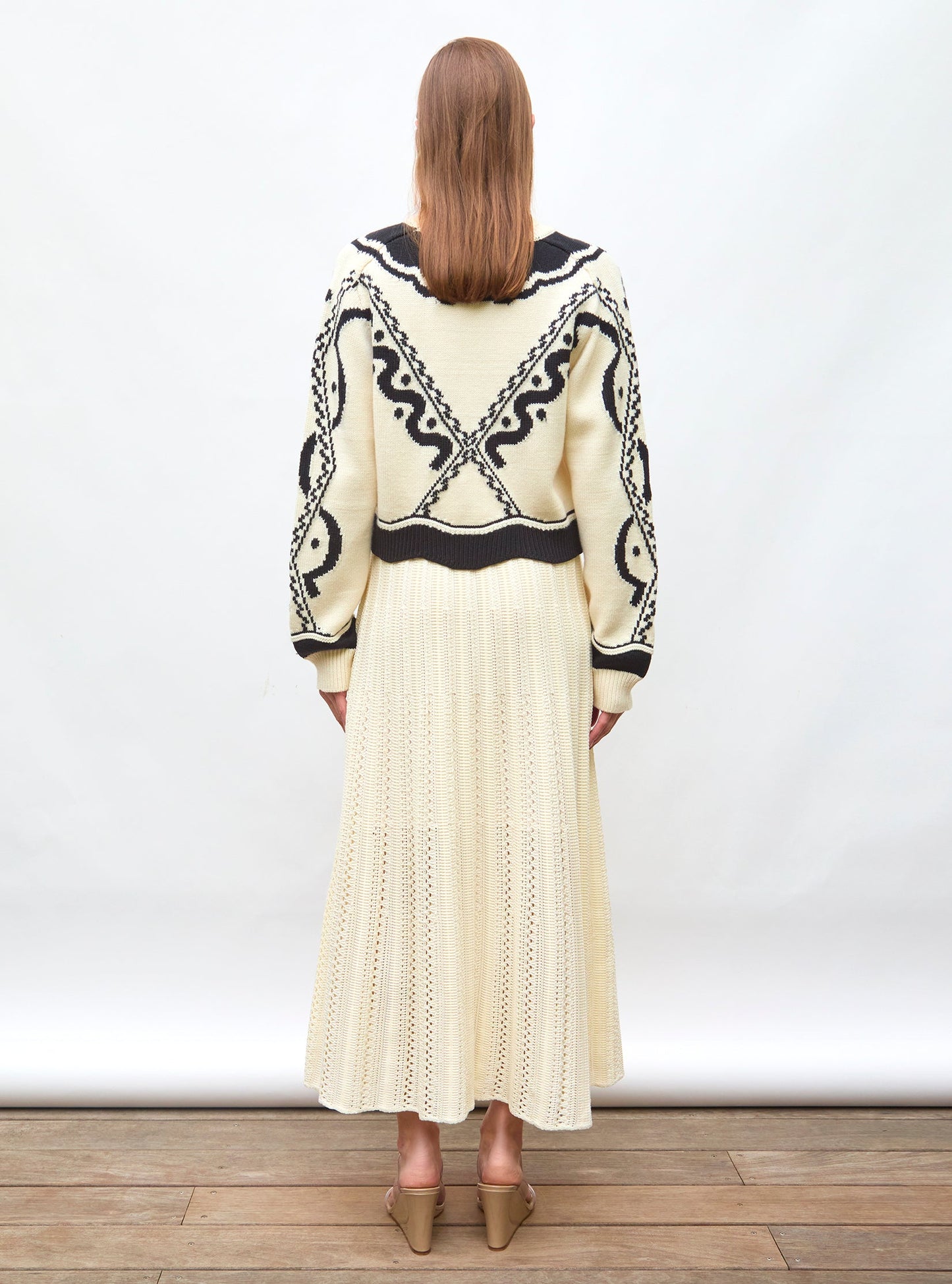 pull maille jacquard