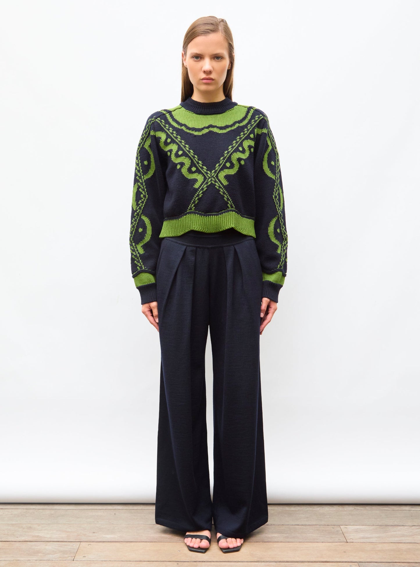 pull maille jacquard