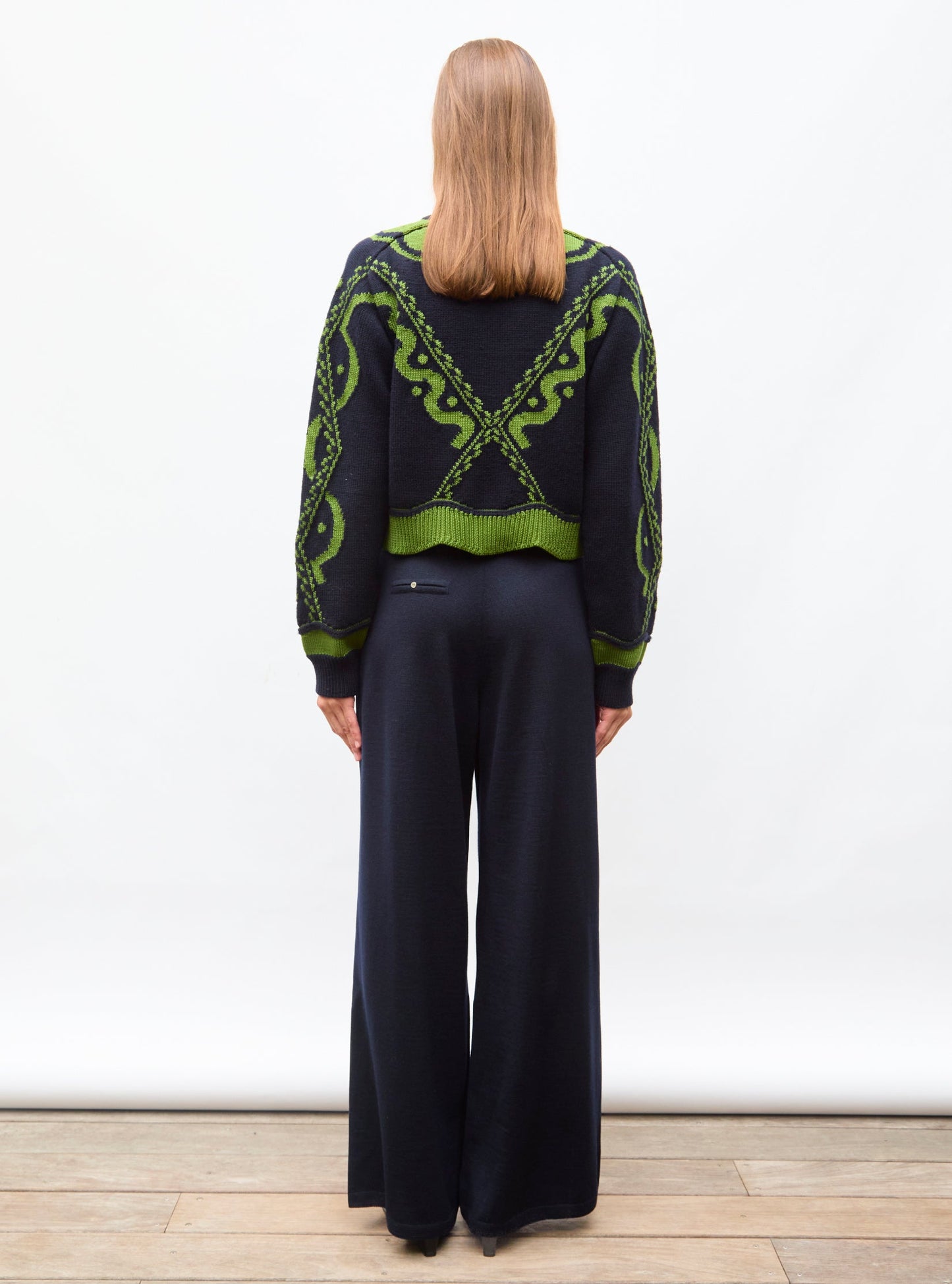 pull maille jacquard