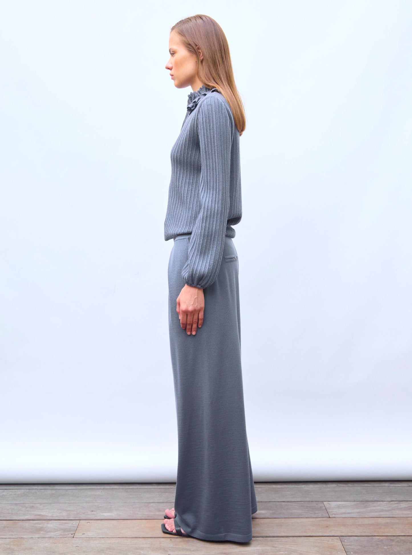 pantalon fluide maille fine jersey