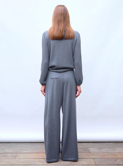 pantalon fluide maille fine jersey