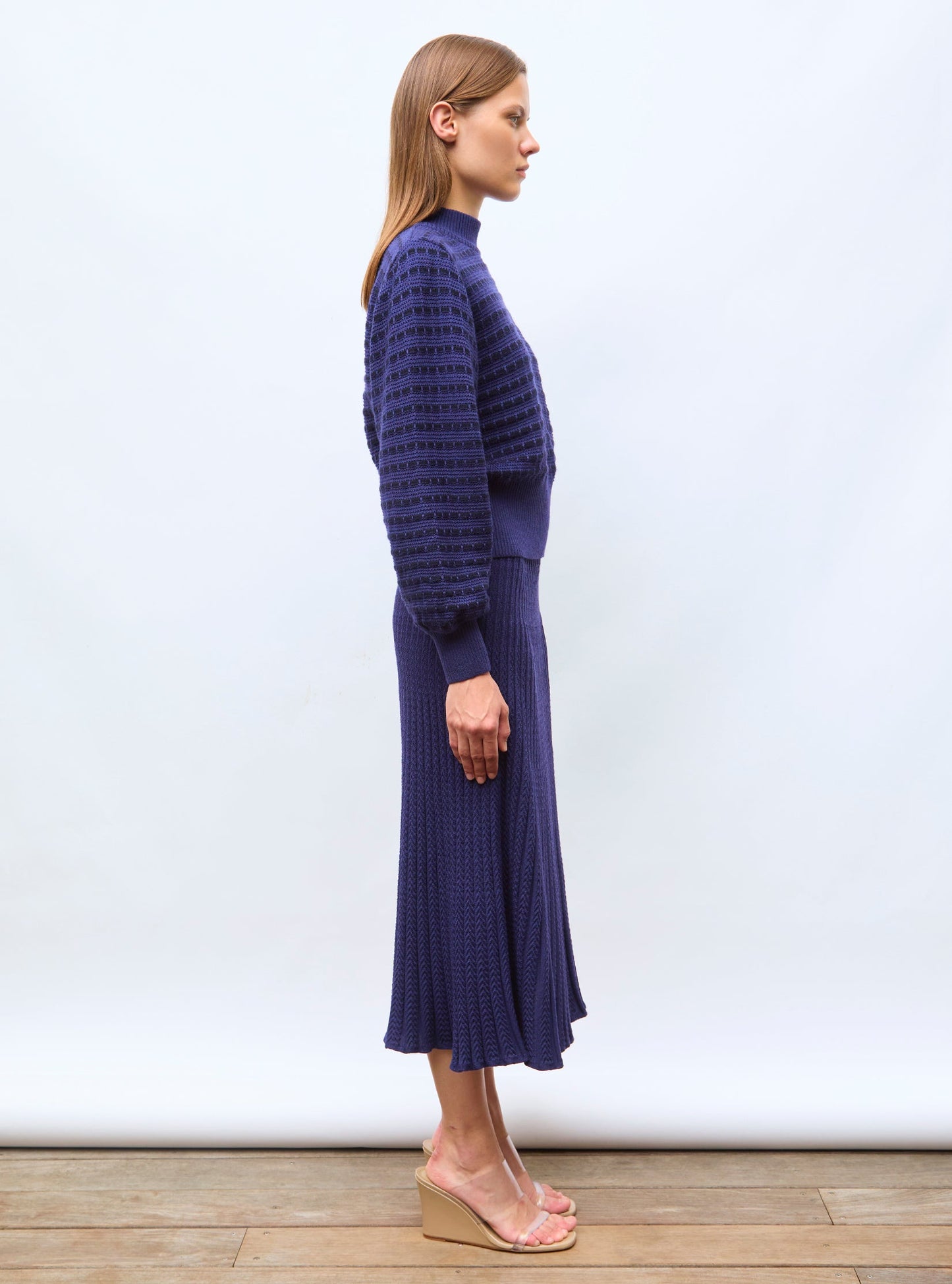 pull maille manches blousantes