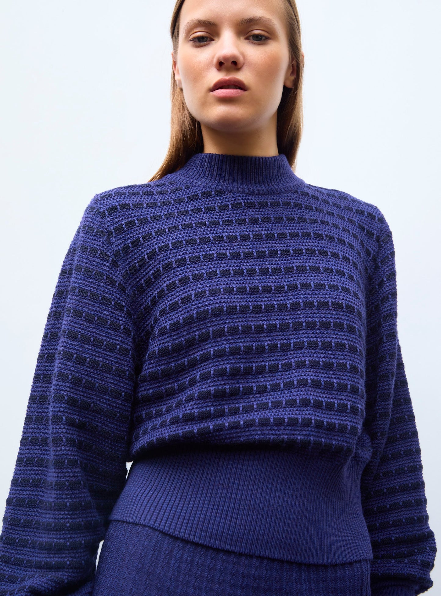 pull maille manches blousantes