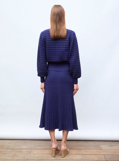pull maille manches blousantes
