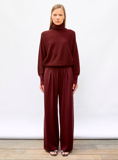 pantalon fluide maille fine jersey