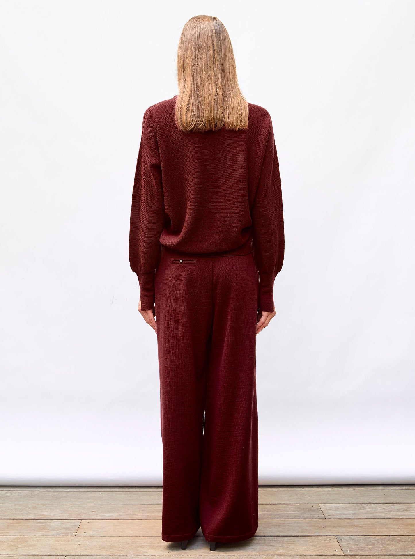pantalon fluide maille fine jersey