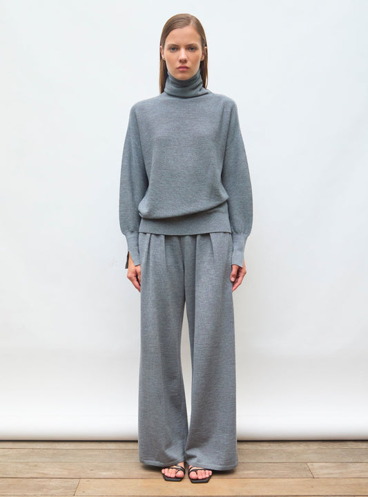 pantalon fluide maille fine jersey