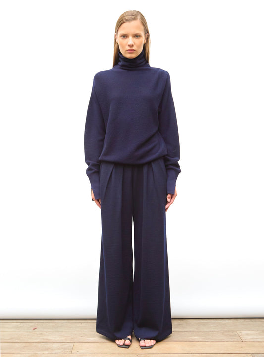 pantalon fluide maille fine jersey