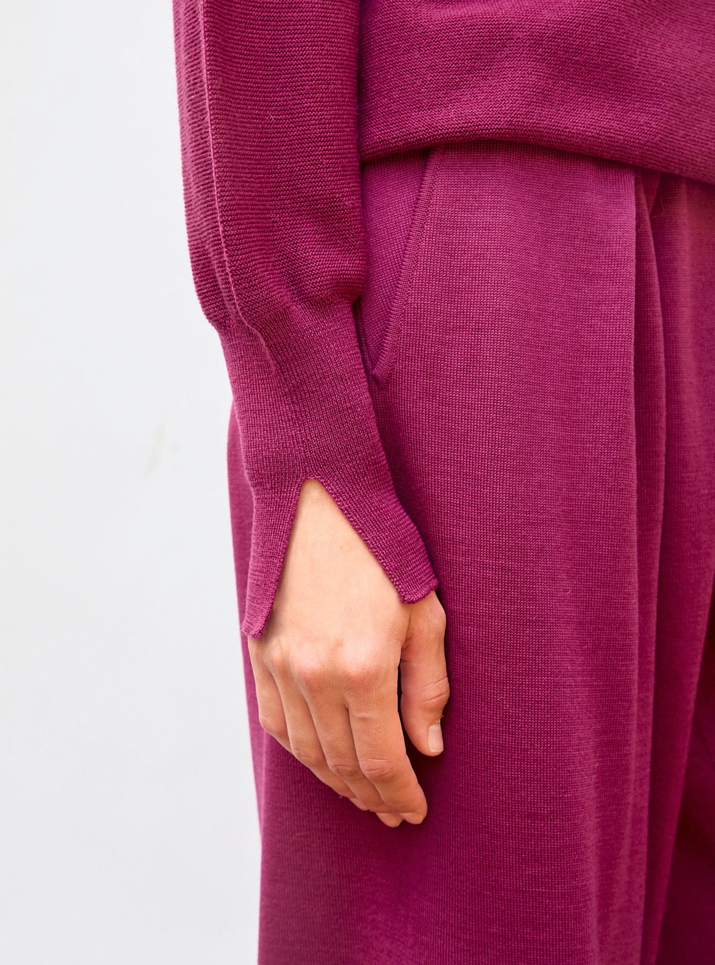 pantalon fluide maille fine jersey