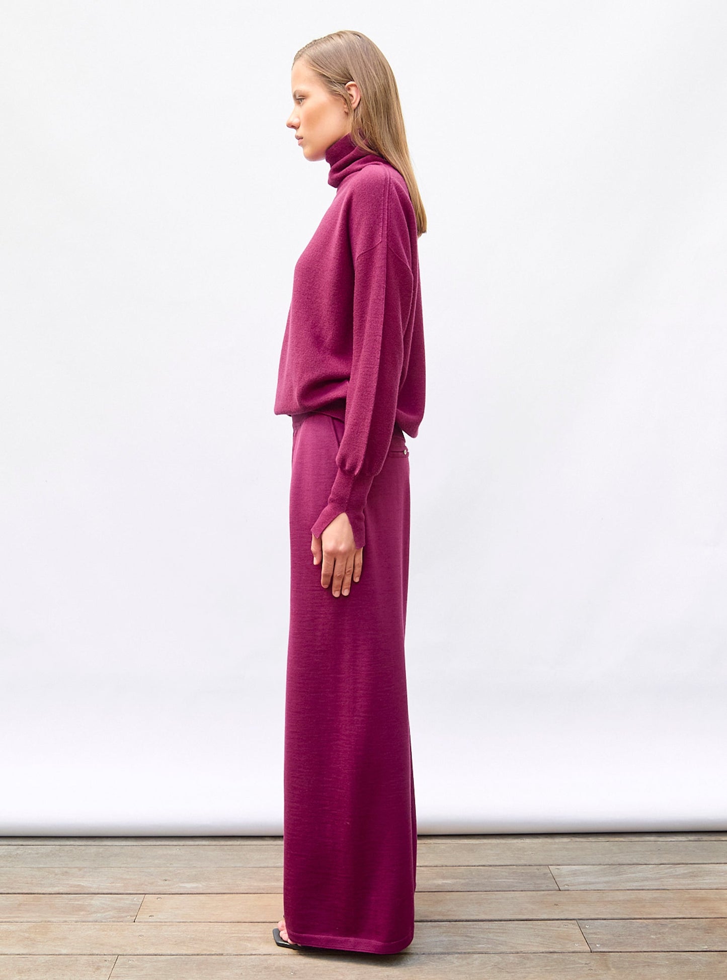 pantalon fluide maille fine jersey