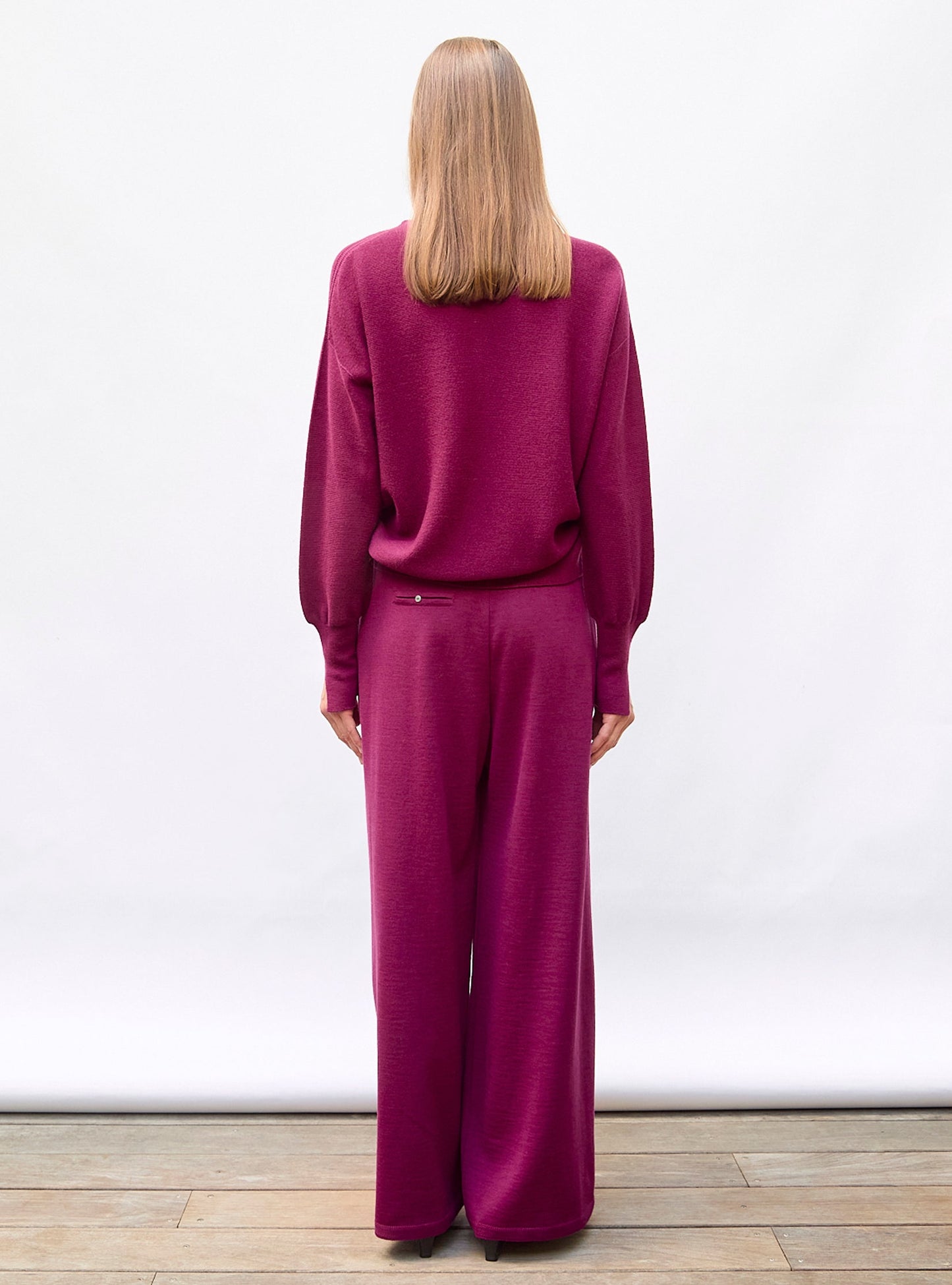 pantalon fluide maille fine jersey