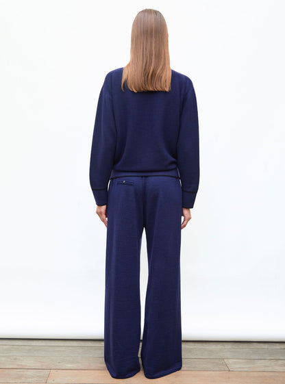chemise maille col gansé