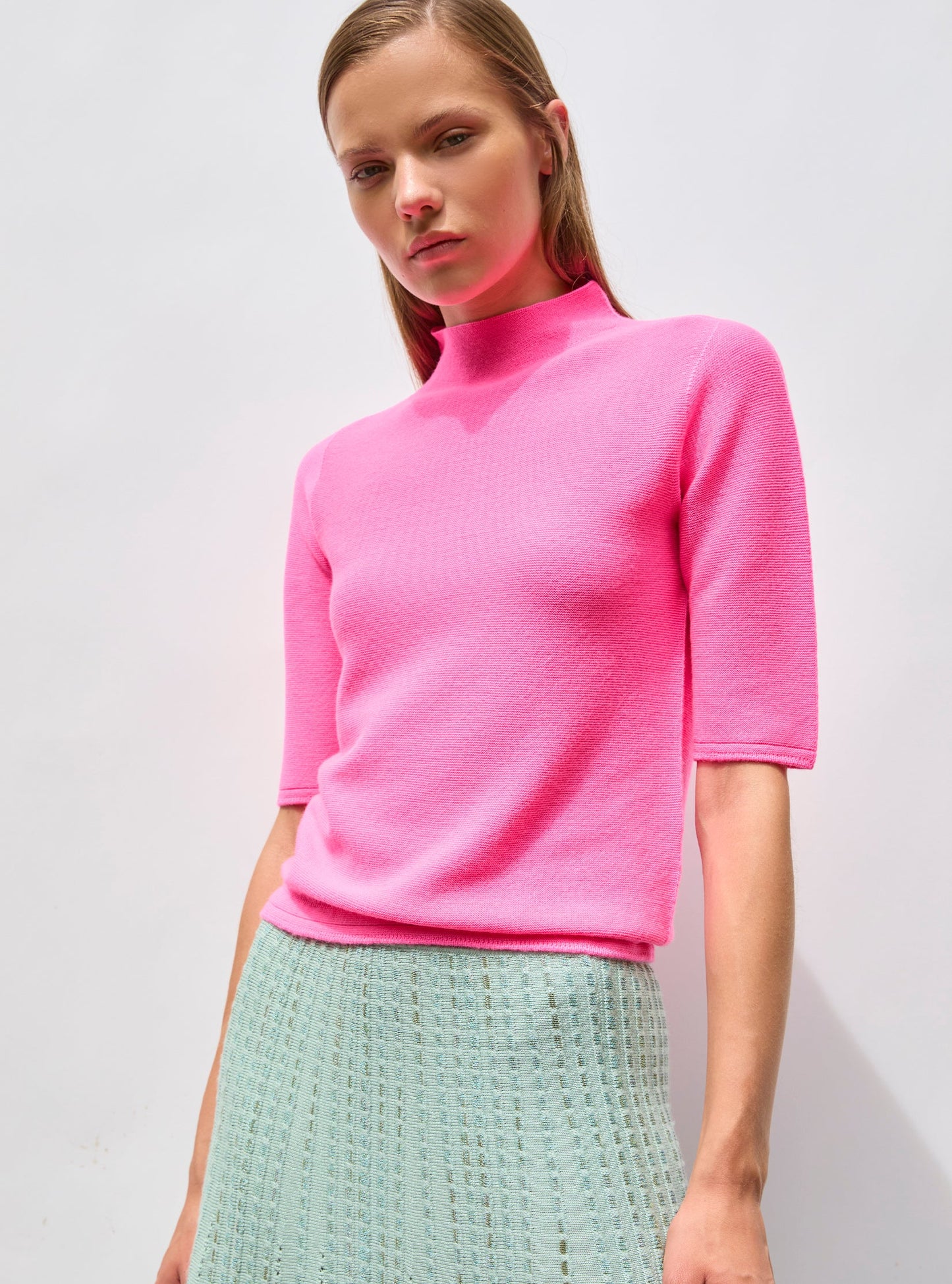 top maille col montant