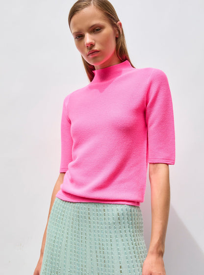 top maille col montant