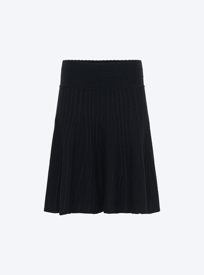 jupe courte maille bijou
