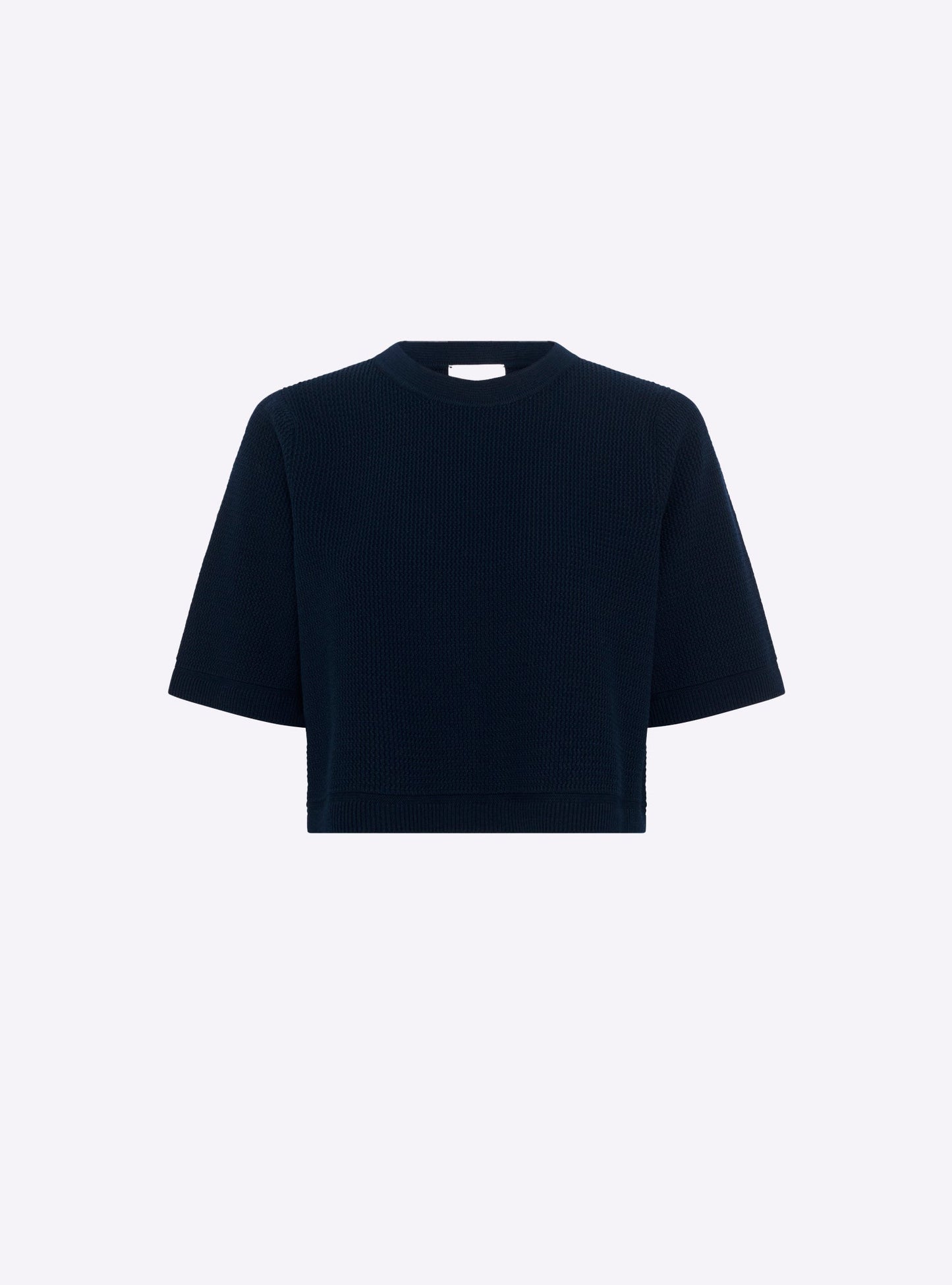 top fin maille ondulée
