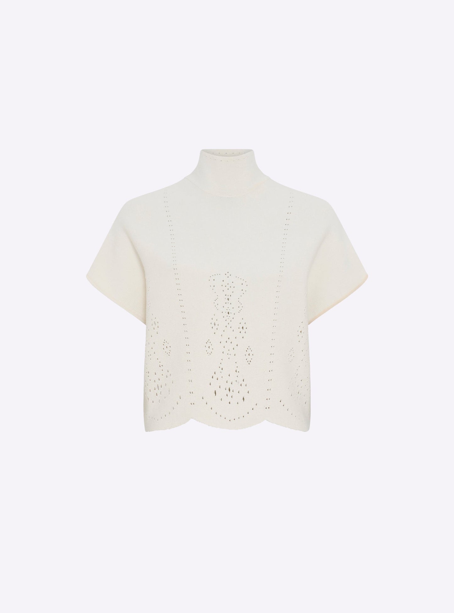 top maille broderie anglaise