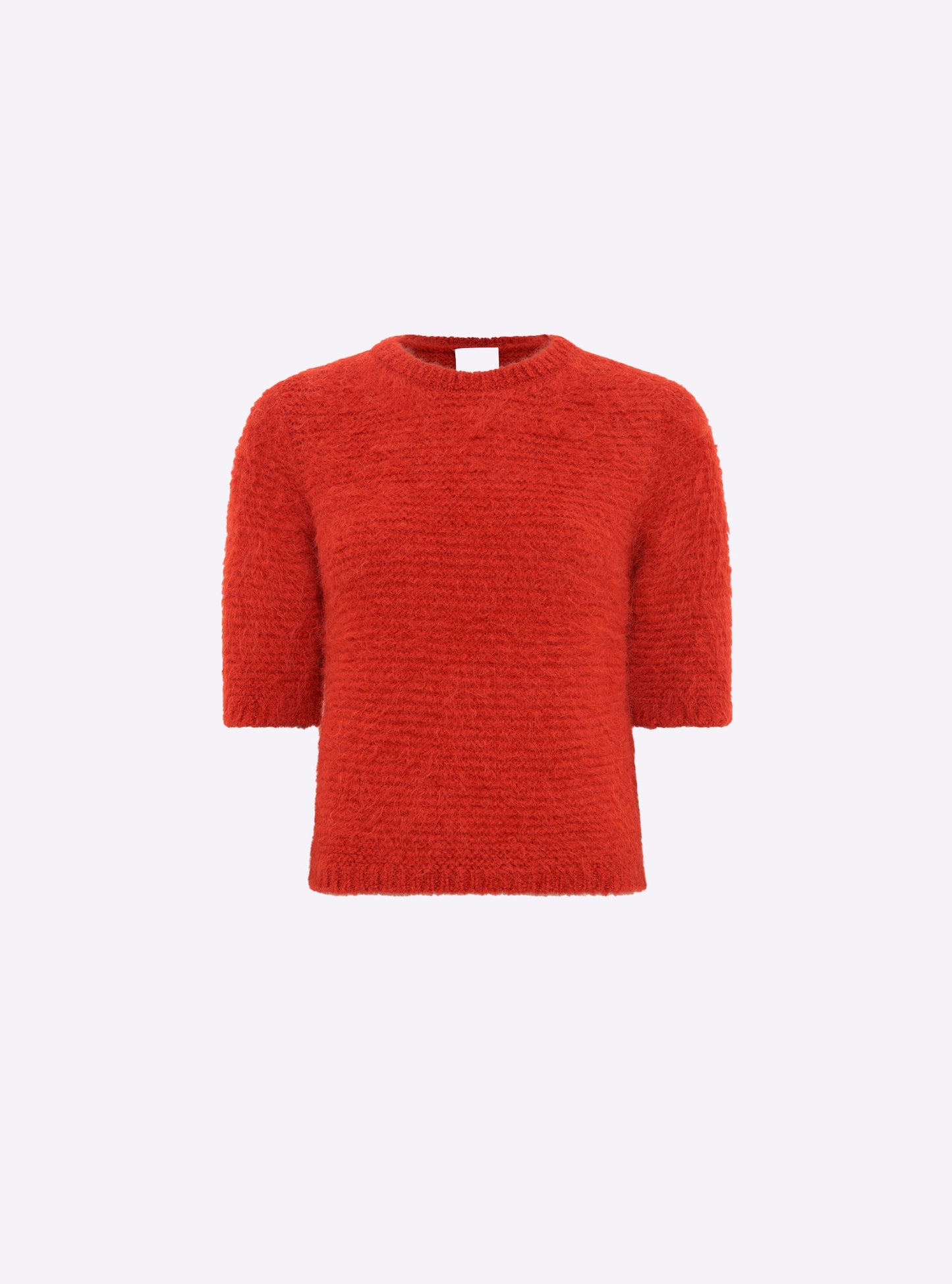 top manches coudes maille duveteuse