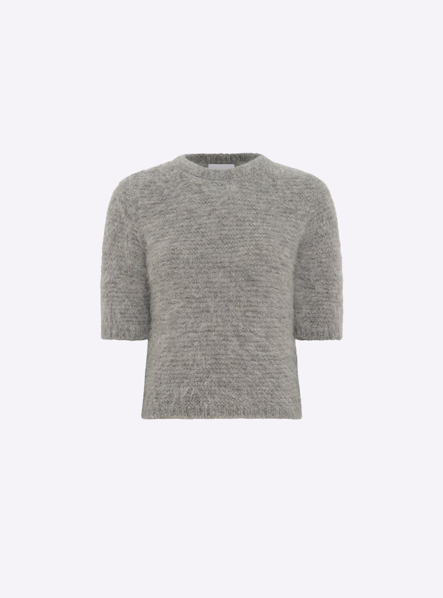 top manches coudes maille duveteuse