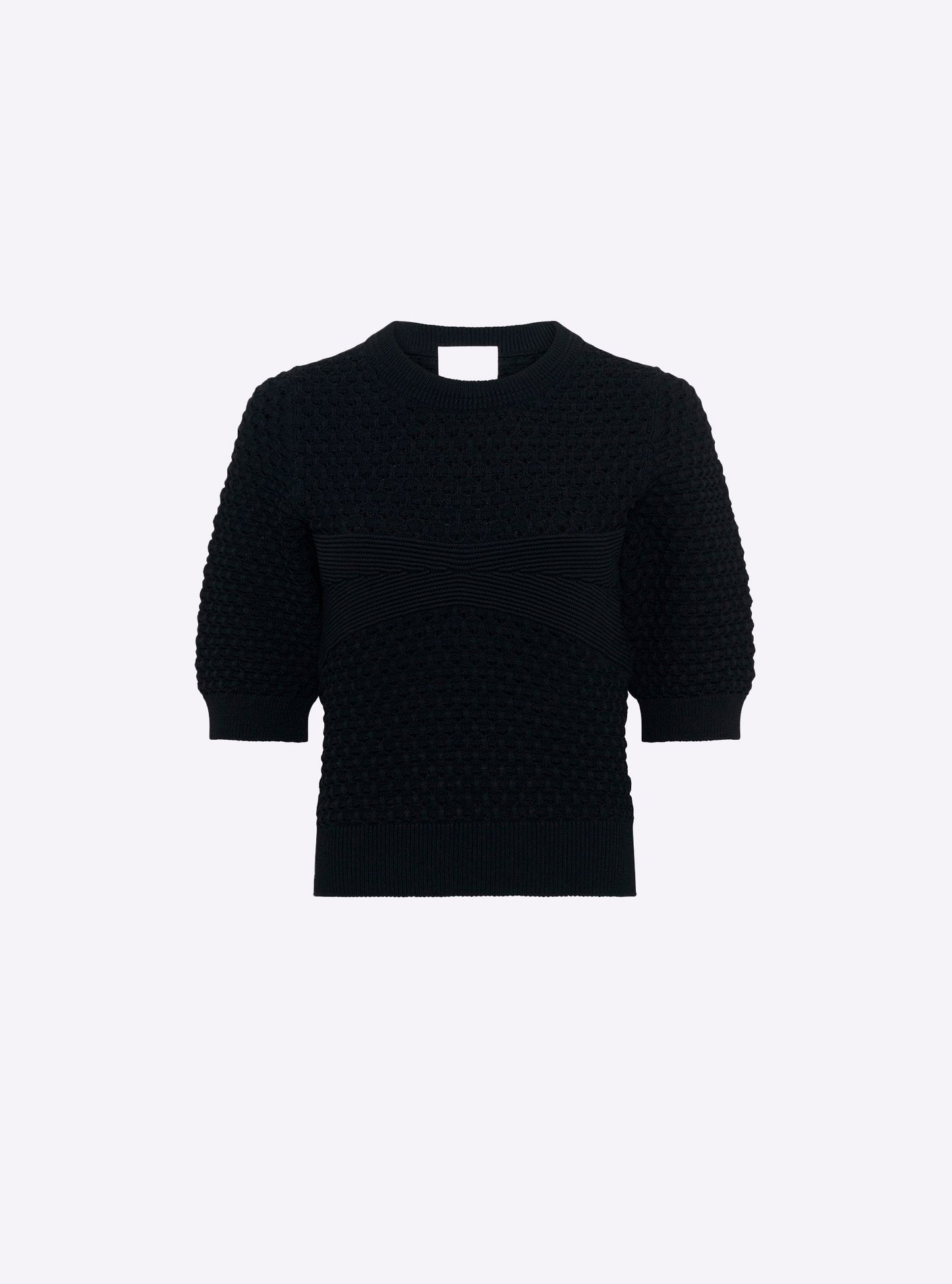 top manches coudes maille capitonnée