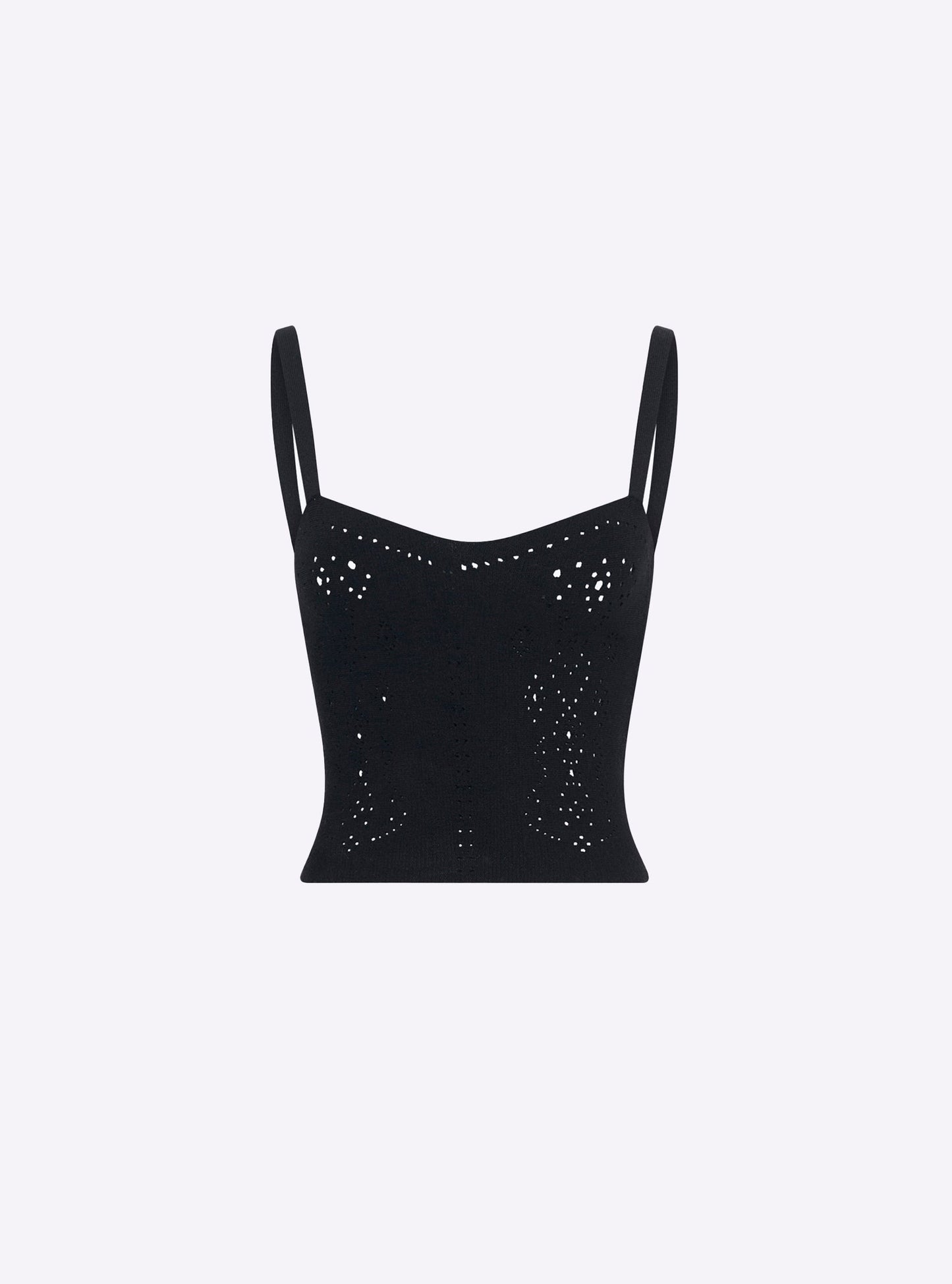 brassière maille broderie anglaise