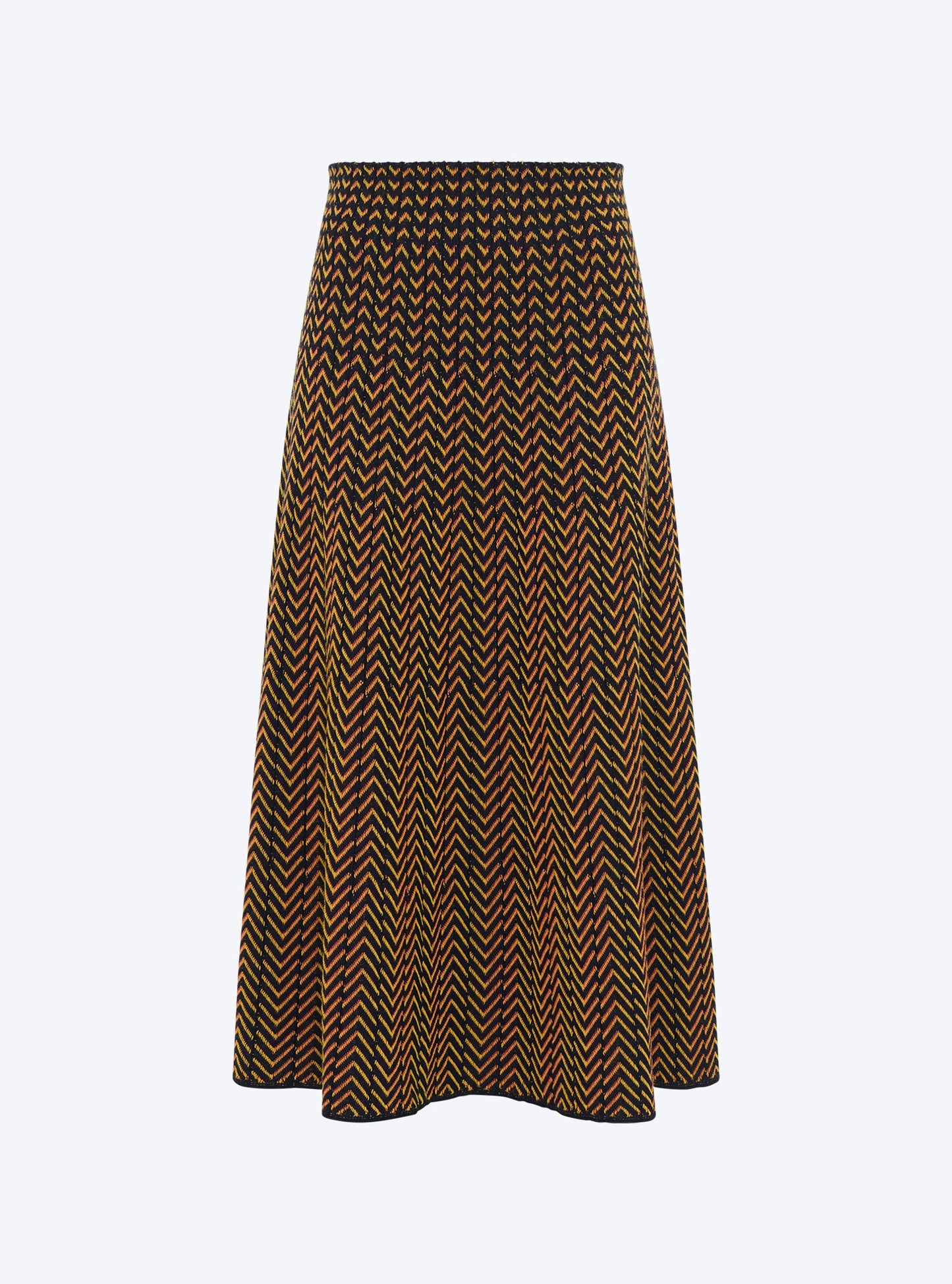 jupe réversible maille chevron