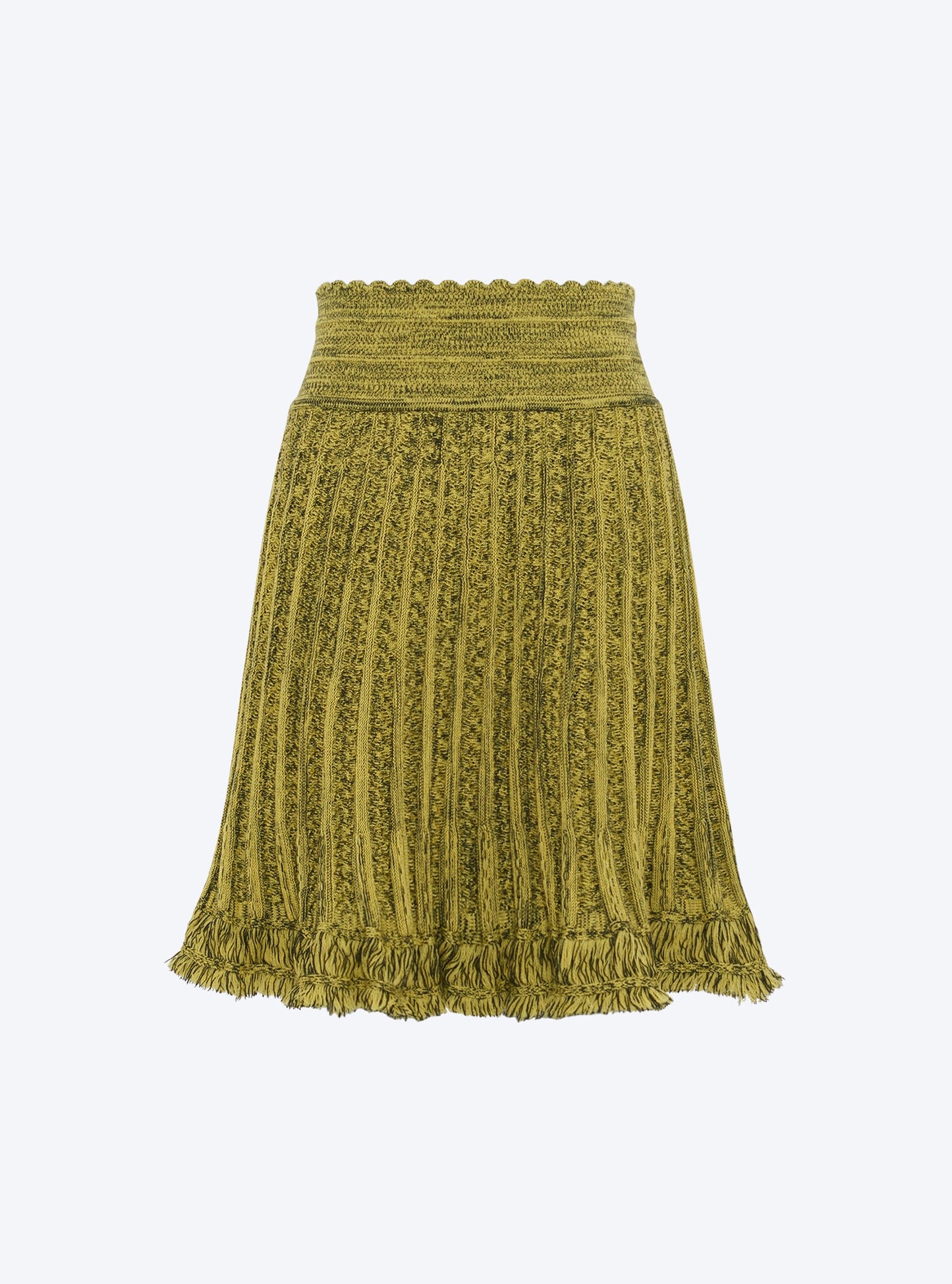 jupe courte maille chevron