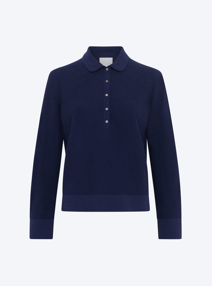 chemise maille col croquet
