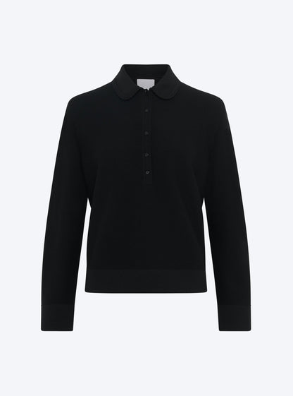 chemise maille col croquet