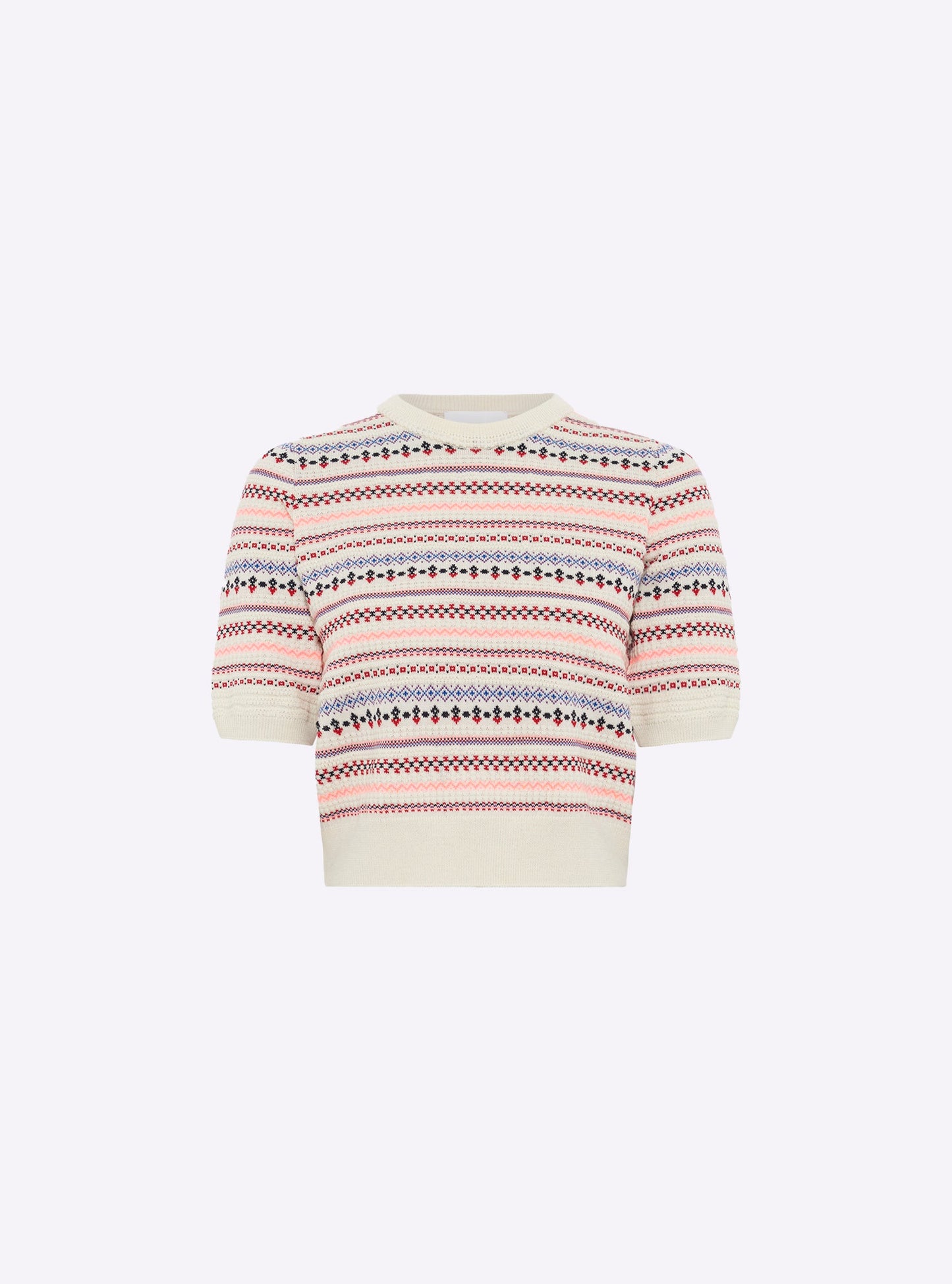 top maille jacquard fair isle