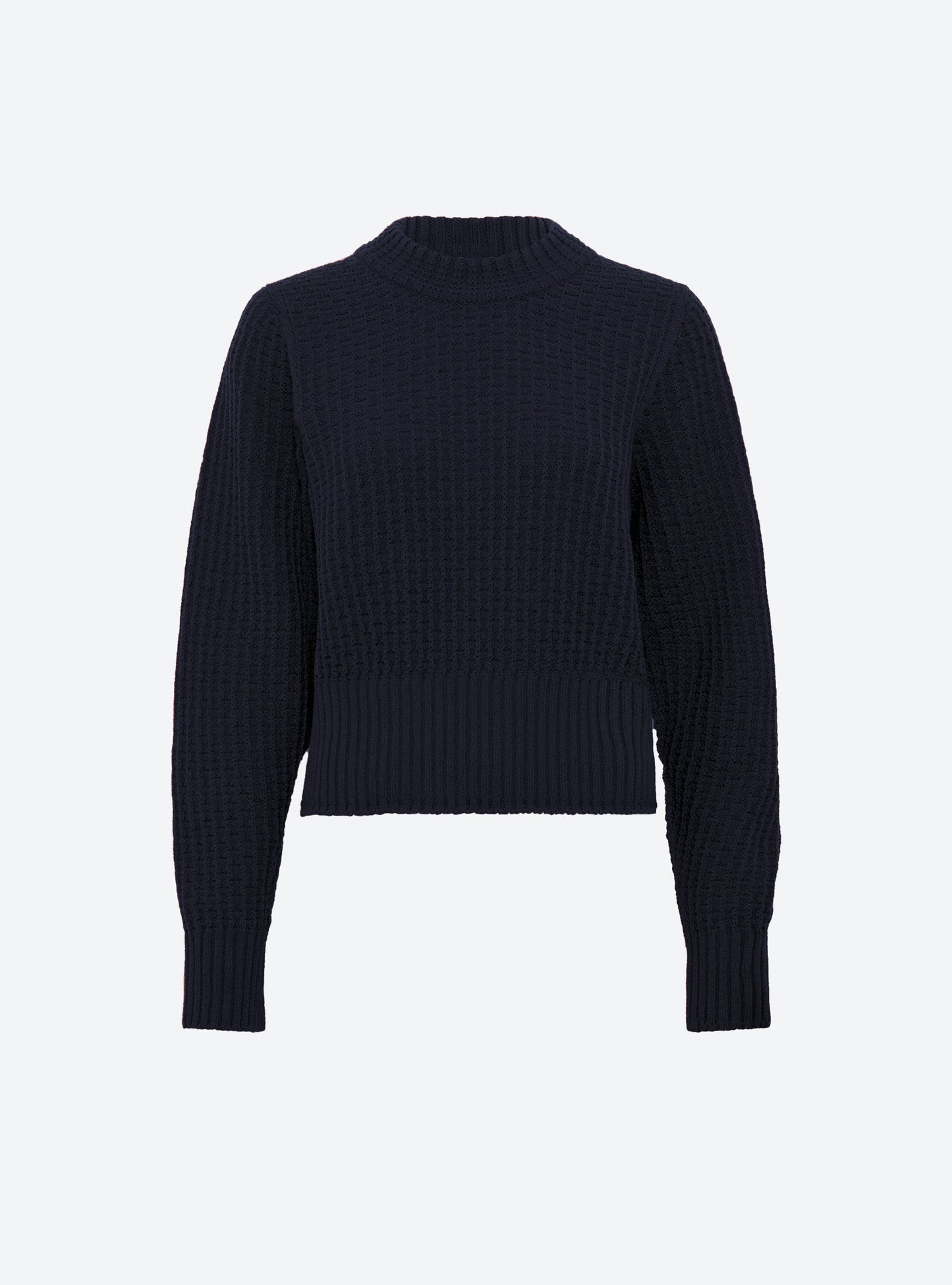 pull fin maille gaufrée