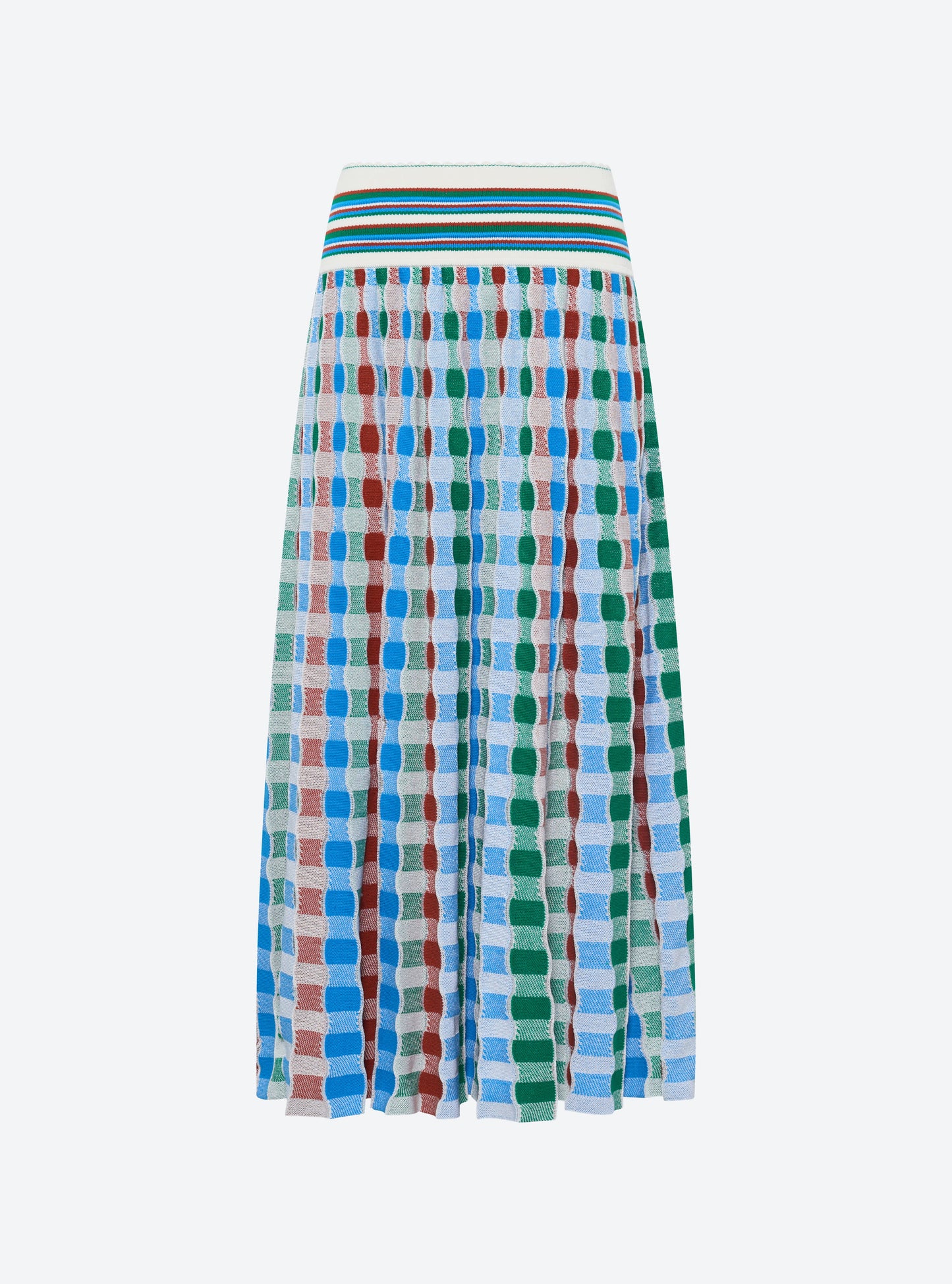 jupe délicate maille ondulée