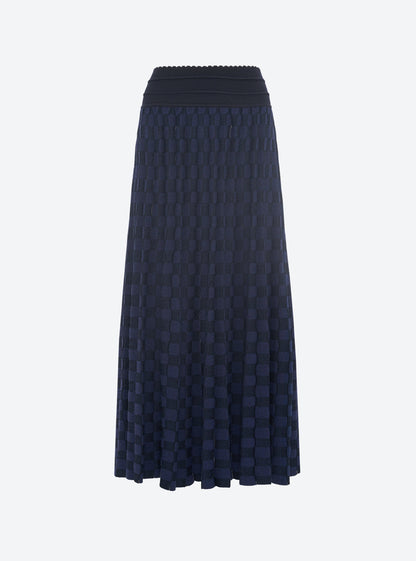jupe délicate maille ondulée