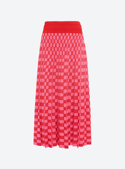 jupe délicate maille ondulée