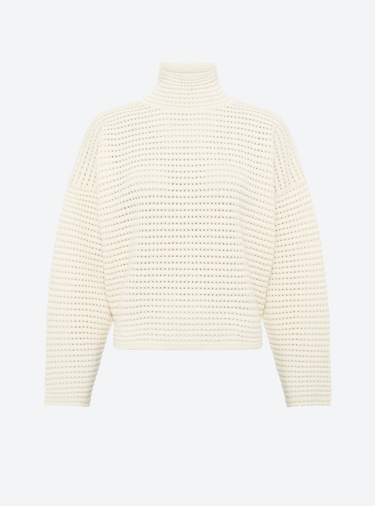 pull maille résille de laine